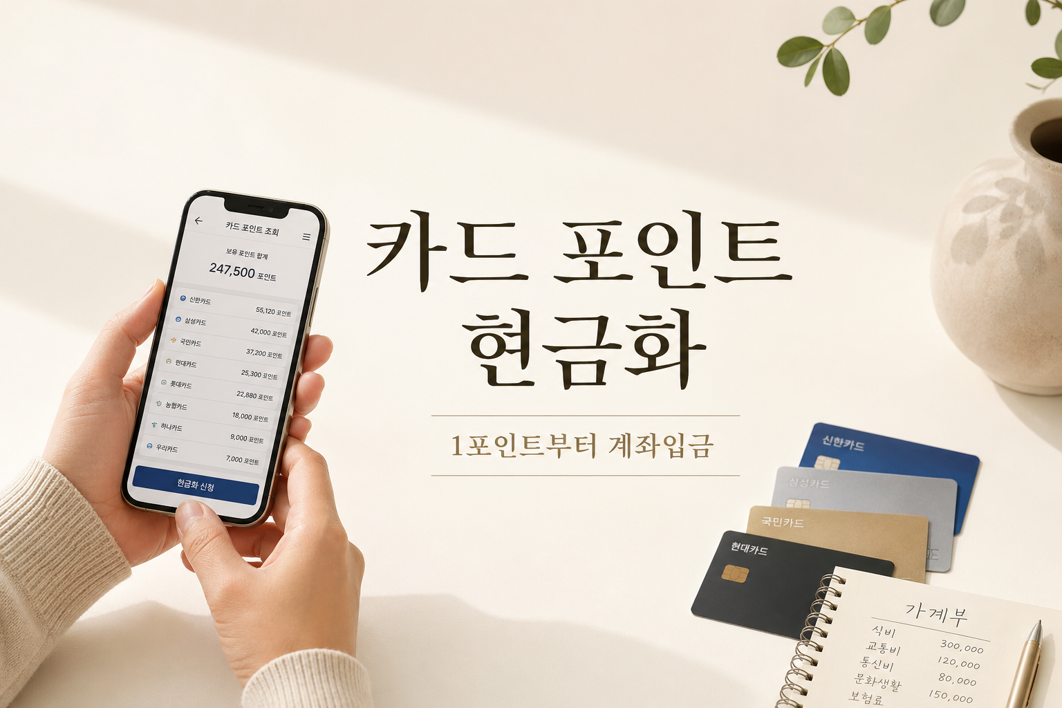 카드 포인트 현금화 대표 썸네일