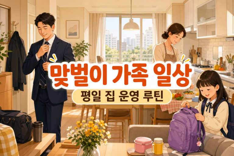 맞벌이 가족 일상 대표 썸네일