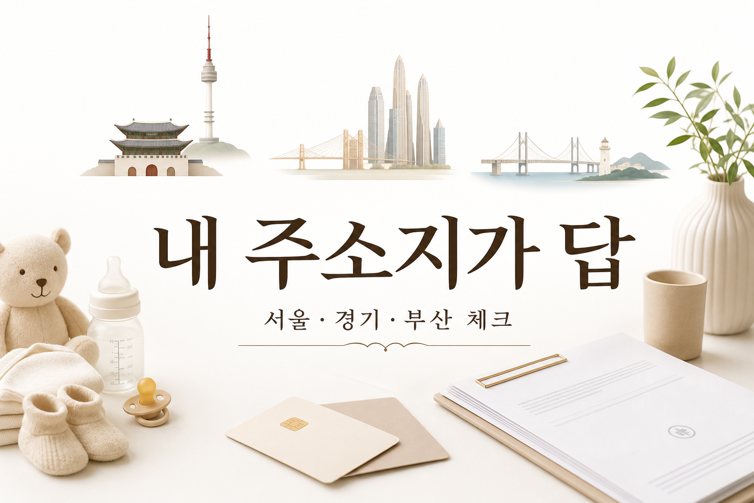 서울 경기 부산 지원 차이를 정리한 결론 이미지