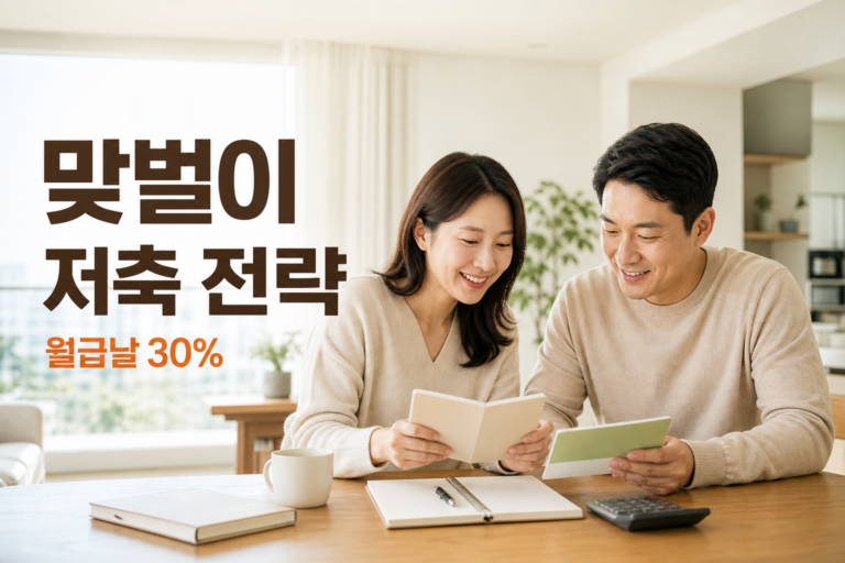 맞벌이 월별 저축 전략을 보여주는 대표 썸네일