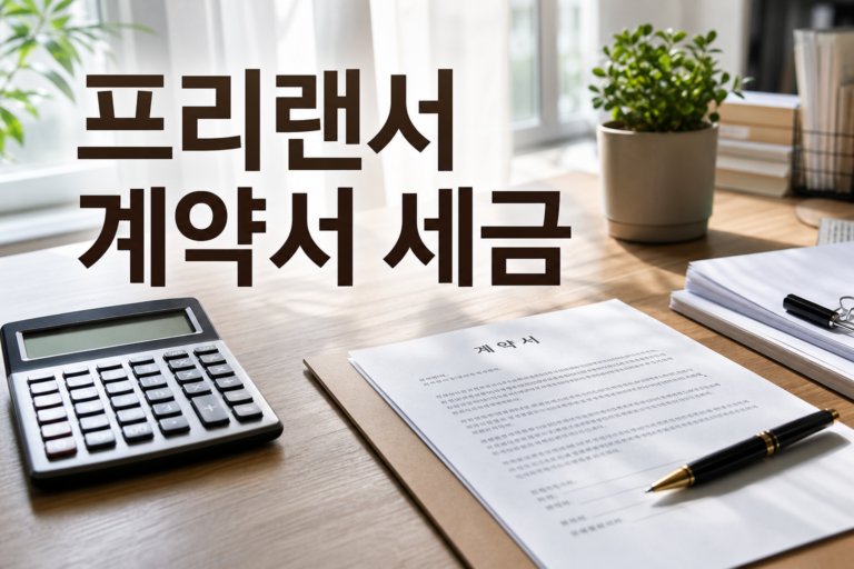 IT 프리랜서 계약서 세금 체크 대표 썸네일