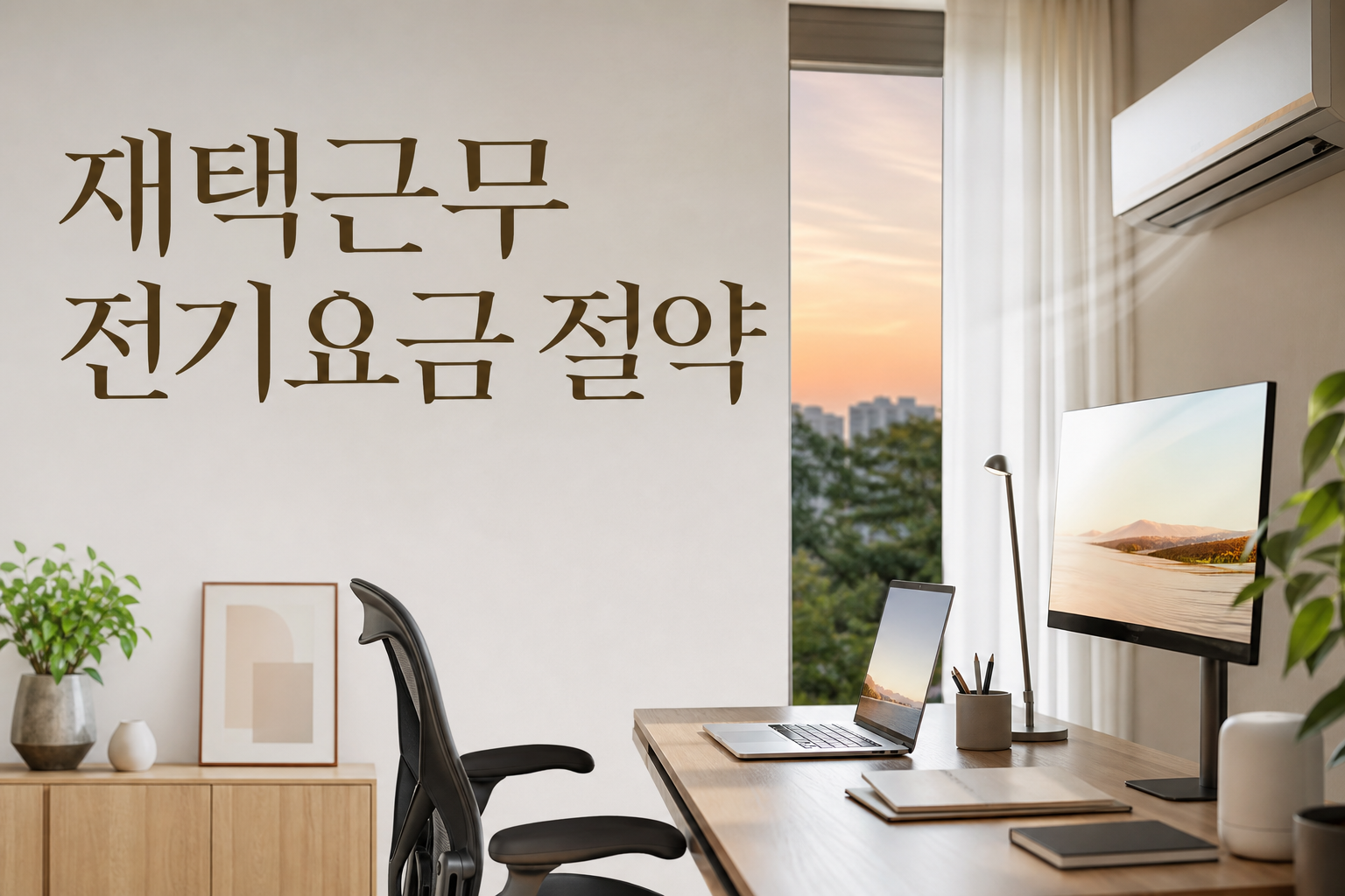 재택근무 전기요금 절약 대표 썸네일