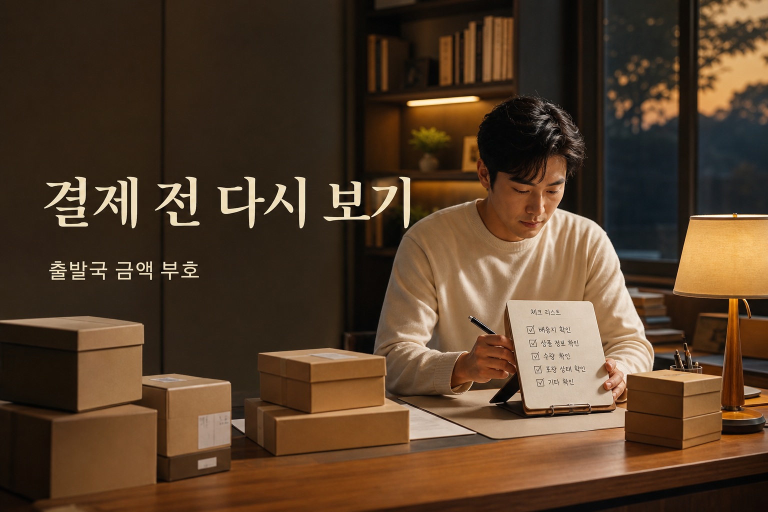 체크리스트와 함께 마무리하는 결론 이미지