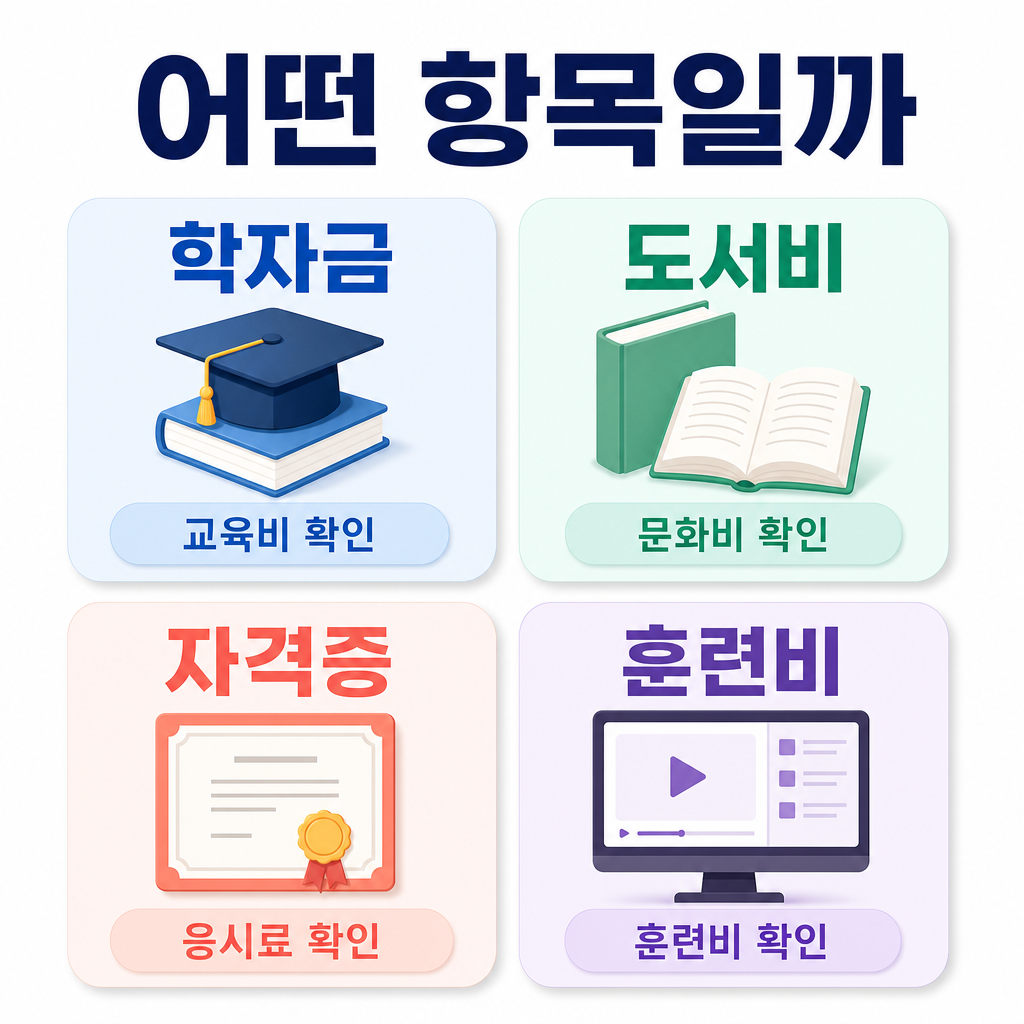 도서비와 문화비 공제 포인트를 보여주는 인포그래픽