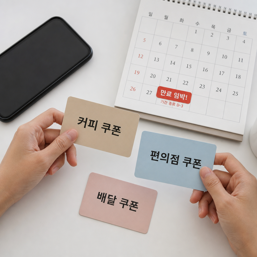남은 기프티콘 때문에 고민하는 생활 공감 이미지