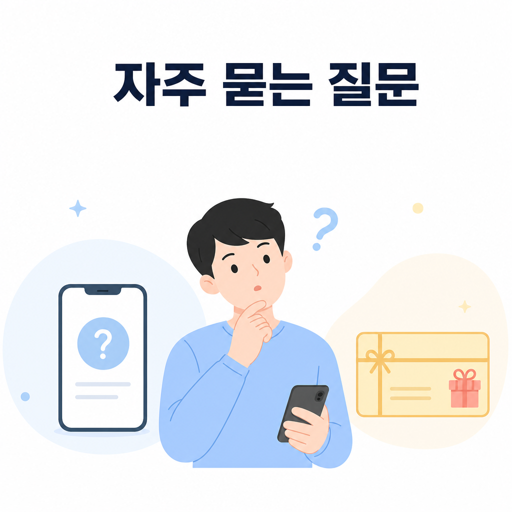 모바일 상품권 되팔기 FAQ 리드 이미지