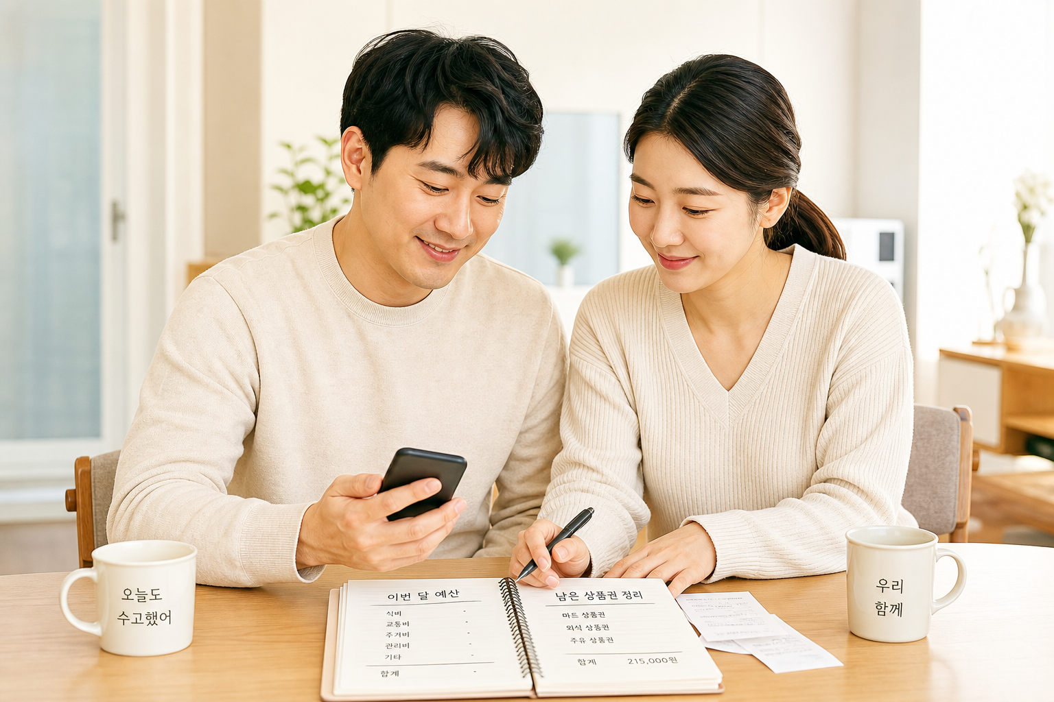 남은 기프티콘을 정리하고 가계 지출을 챙기는 결론 이미지