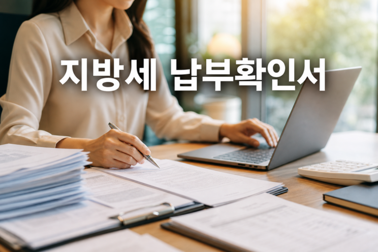 지방세 납부확인서 출력 방법 대표 썸네일