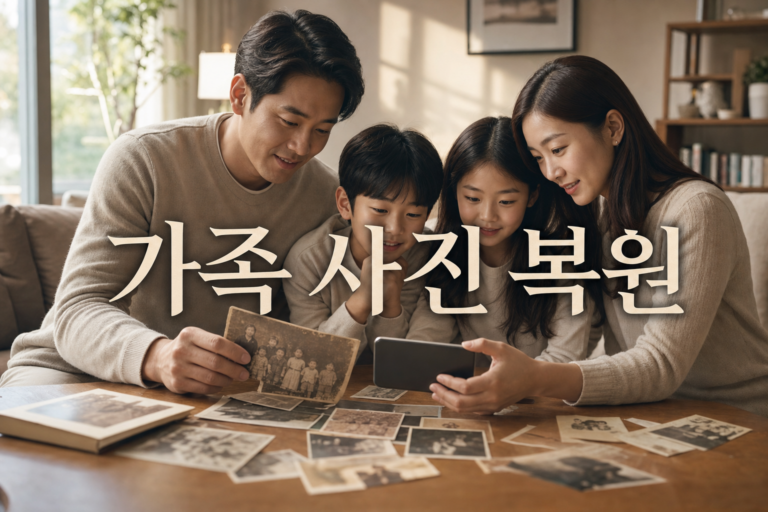 AI 가족 사진 복원 무료 도구 비교 대표 썸네일