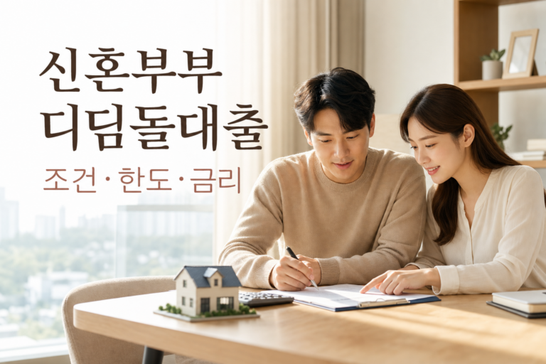신혼부부 디딤돌대출 2026 대표 썸네일