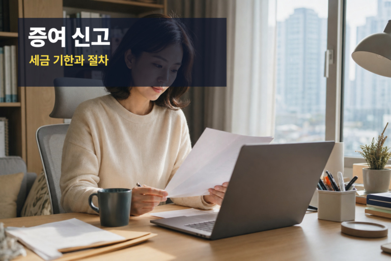 증여 신고 세금 기한과 절차 대표 썸네일