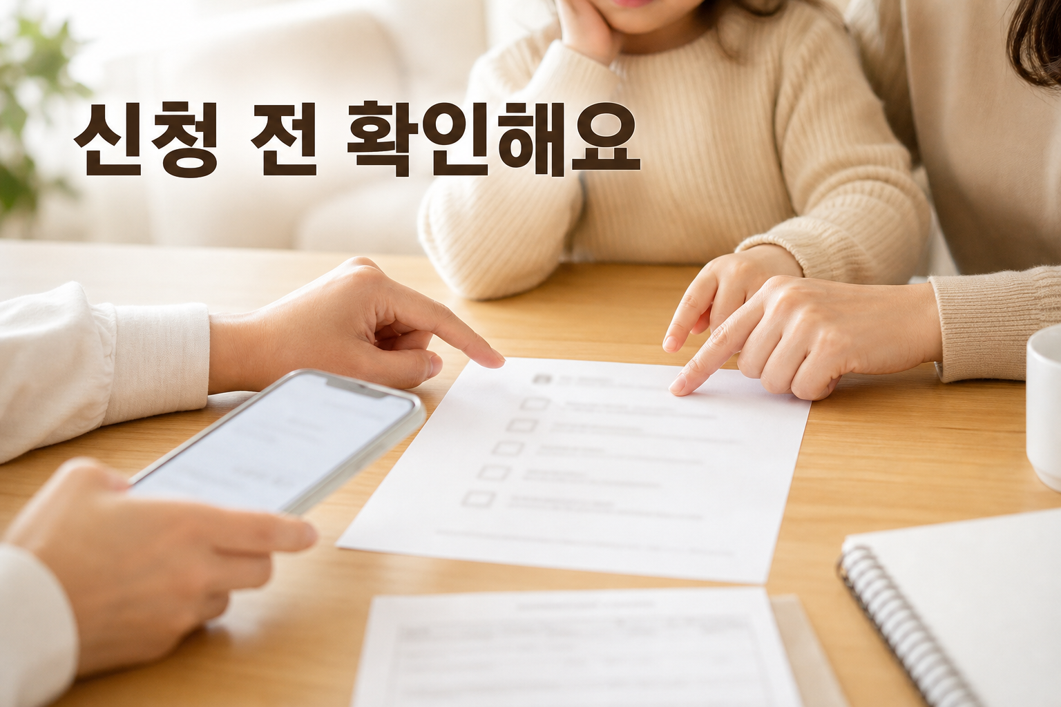 자녀장려금 신청 전 확인을 권하는 결론 이미지