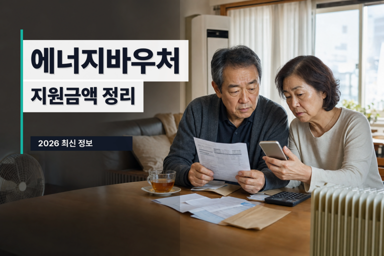 2026 에너지바우처 신청 자격과 지원금액 실사형 대표 썸네일