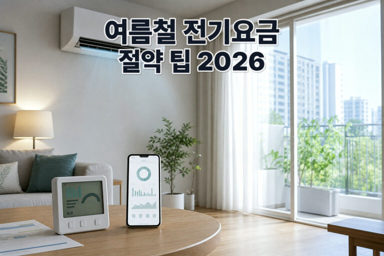 여름철 전기요금 아끼는 실전 팁 대표 썸네일