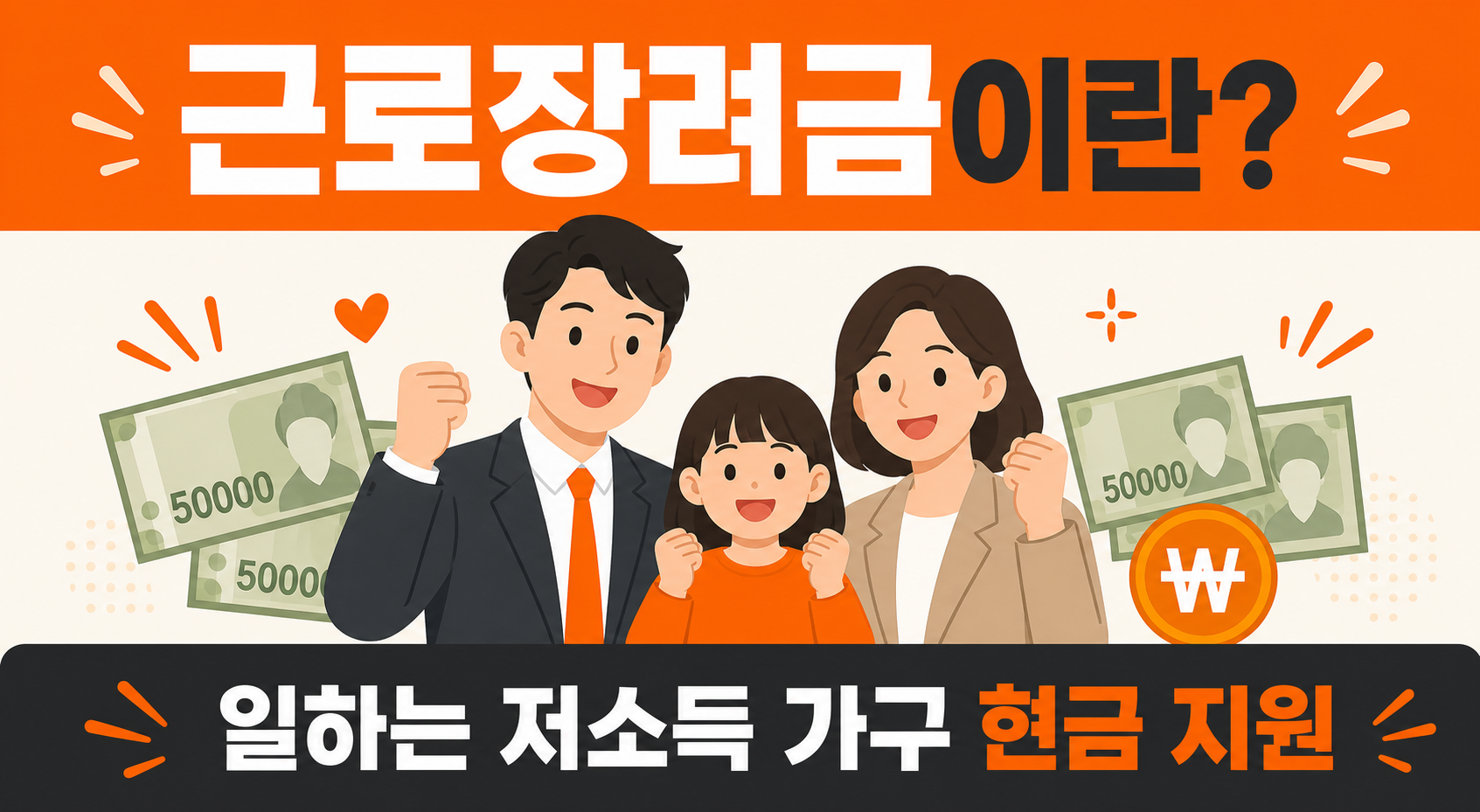 근로·자녀장려금 제도 개요 인포그래픽