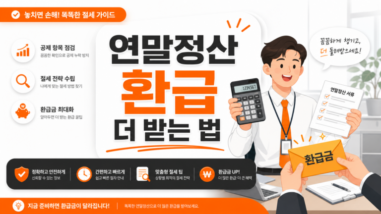 연말정산 환급 더 받는 법 대표 인포그래픽