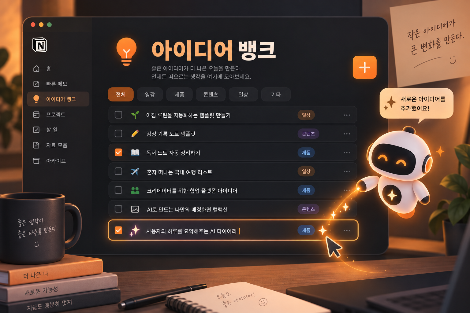 AI로 만드는 쇼츠·릴스 아이디어 뱅크 인포그래픽