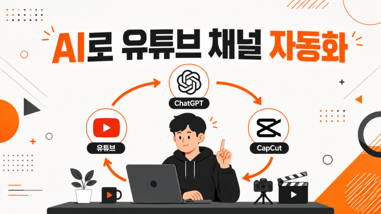 AI 툴로 유튜브 채널을 자동화하는 1인 크리에이터 실전 루틴 대표 이미지