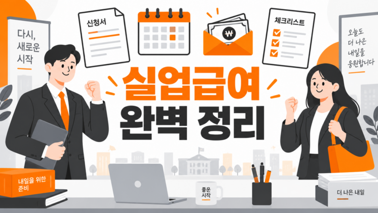 실업급여 조건과 신청 방법 완벽 정리 대표 이미지