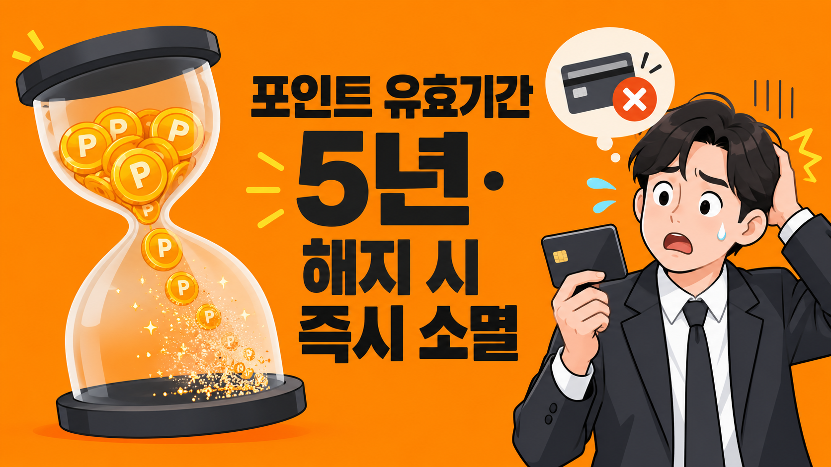 신용카드 포인트 유효기간 소멸 안내 인포그래픽